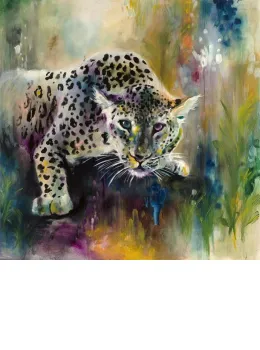 Felid II (Jungle Leopard) - Framed