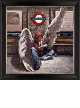 Baker Street Blues - Framed