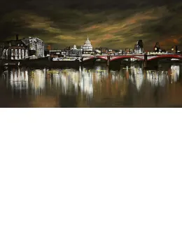 London Lit Up - Box Canvas