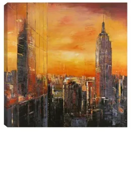 Lights Of Fire - Box Canvas