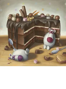 Let Them Eat Cake - Board With Slip