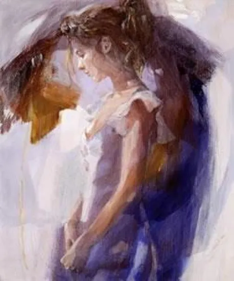 Beauty In Blue - Canvas