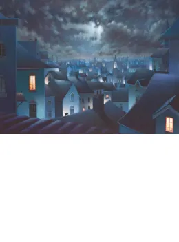 Midnight Moon - Canvas With Slip