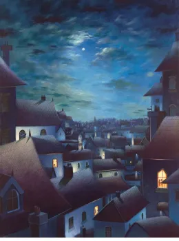 Love By Moonlight - Canvas With Slip