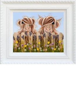 Highland Moo - Framed