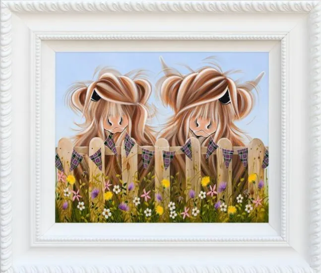 Highland Moo - Framed