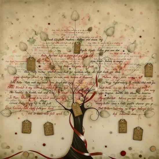 Tree Of Positivity - Framed Tree Of Positivity - Framed