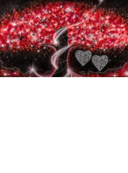 The Power Of Love Red - Large - Black Framed