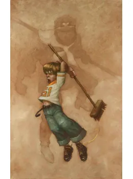 The Nature Of Monkey Was Irrepressible - Canvas - With slip