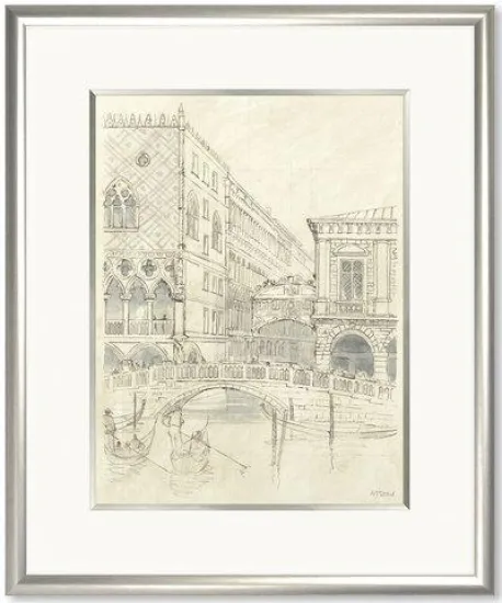 The Bridge Of Sighs - Framed