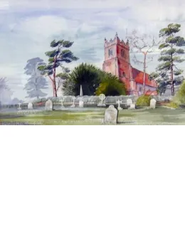 Fryerning Churchyard - Mounted