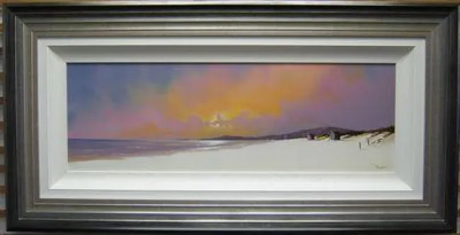 White Sandy Beach - Original - Framed