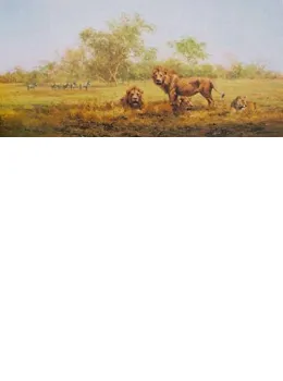 Evening In The Luangwa - Mounted