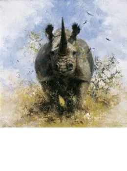 Black Rhino - Cameo Collection - Mounted