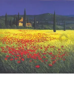 Tuscan Poppyfield - Large - Print