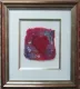Heartfelt I (Felt Art) - Original - Framed