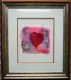 Heartfelt II (Felt Art) - Original - Framed