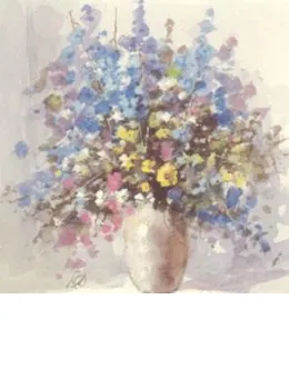 Mixed Bouquet II - Mounted
