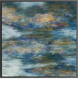 Winter Clouds Reflections - Framed