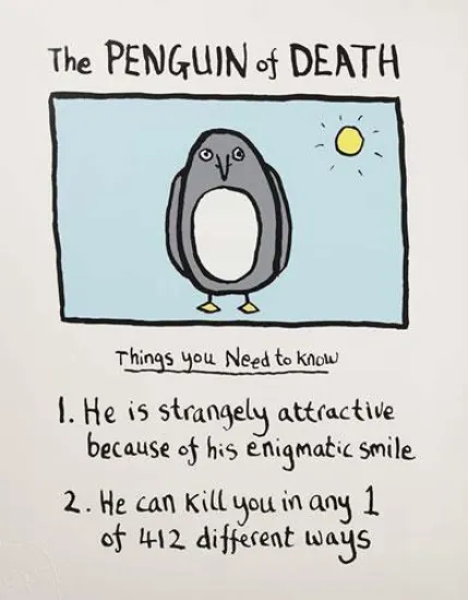 The Penguin Of Death - Print only