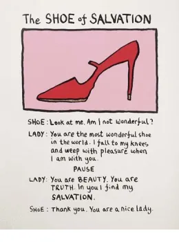 The Shoe Of Salvation - Print only
