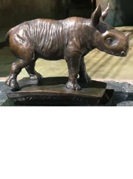 Wobbly - Rhino - Pure Bronze