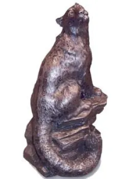 Sabu - Snow Leopard - Bronze Resin