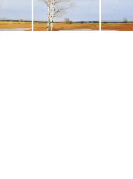 Across The Land (Triptych) - Mounted