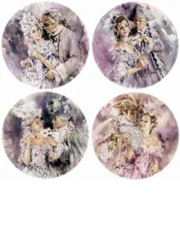 Masquerade Suite - Set of 4 - Mounted
