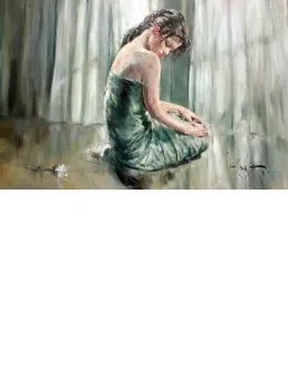 Thoughts - Unstretched Canvas