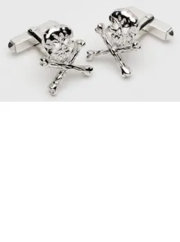 Bad To The Bone - Sterling Silver - Cufflinks - Other