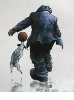 On The Ball - Canvas With Slip