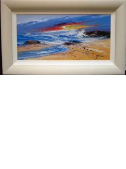Crashing Waves III - Framed