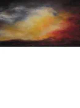 Blazing Skies I - Box Canvas