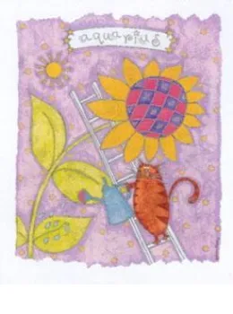 Love Blossoms - Aquarius -Set 2 - Mounted