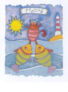 Romance On High - Pisces - Set 2 - Mounted