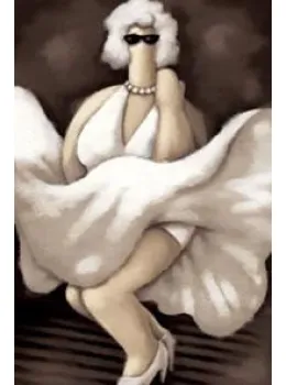 Some Like It Hot - Marilyn Monroe - Mounted