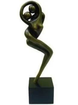 Entwined - Sculpture - Bronze