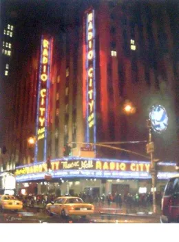 Radio City - Original - Framed
