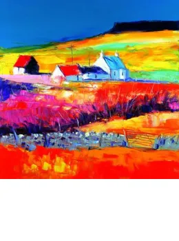 Autumn Evening Bunessan Mull - Mounted