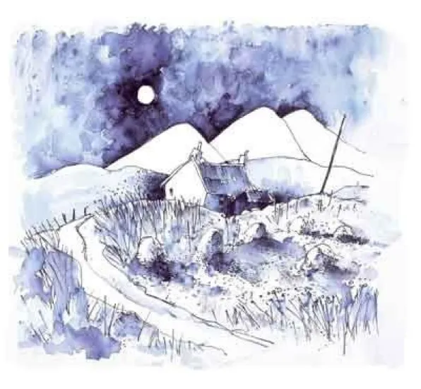 Paps Of Jura (Pen & Ink)