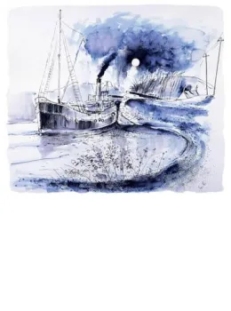 Vic 32 Crinal Canal (Pen & Ink) - Mounted