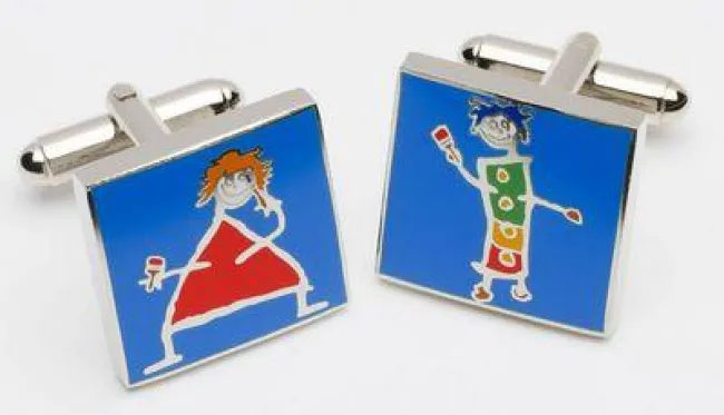 Painting the Town Red Too - Cufflinks - Other
