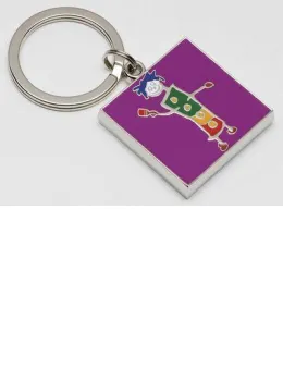 Painting the Town Red - Keyring 