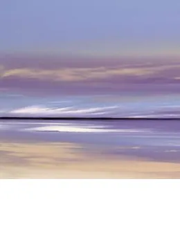 Lilac Contours I - Mounted