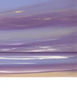 Lilac Contours III - Mounted
