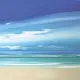 Infinite Blue III - Box Canvas