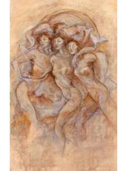 Three Muses - Mounted