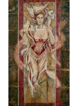 Queen Of Diamonds - Mounted