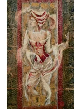 Queen Of Hearts - Mounted